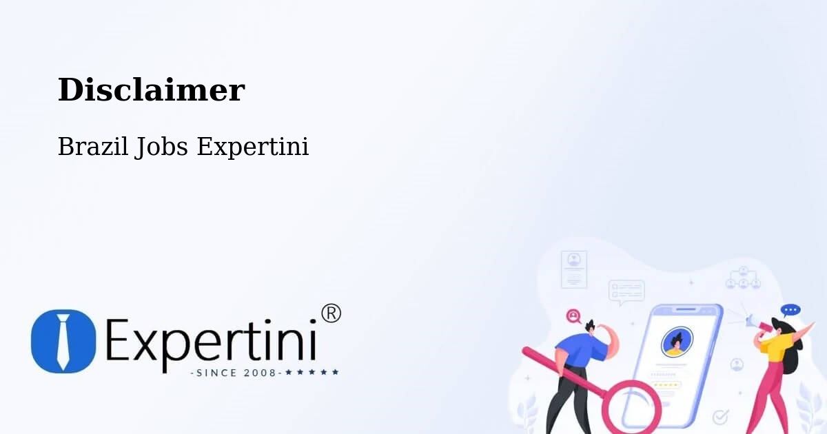 Disclaimer – Lins - Brazil Jobs Expertini