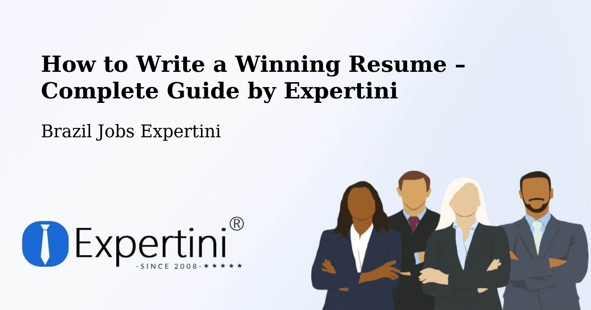 Resume Writing Guide for Job Seekers – Lins - Lins, Brazil Jobs Expertini