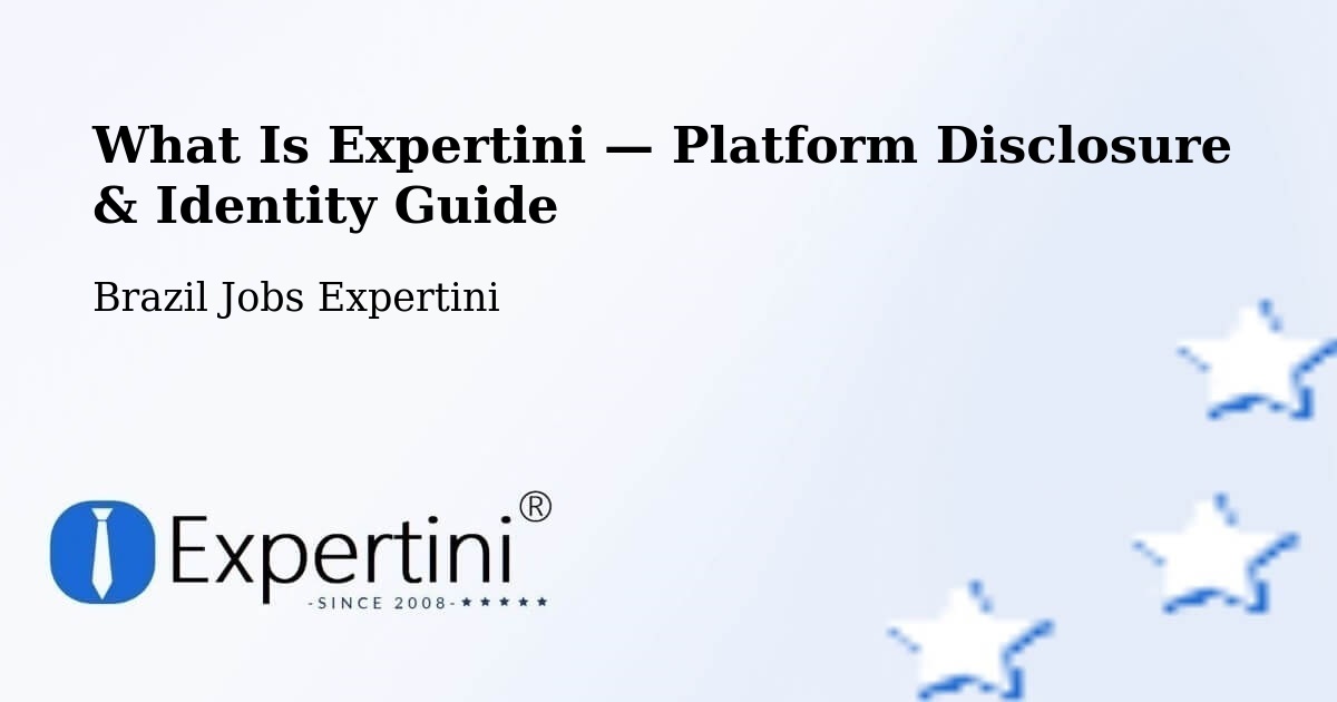 What Is Expertini — Platform Disclosure & Identity Guide – Lins